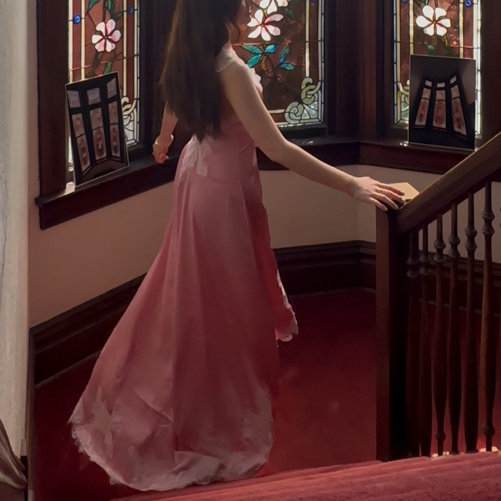 For Love & Lemons Clemente Maxi Dress XS Pink - Picture 5 of 7